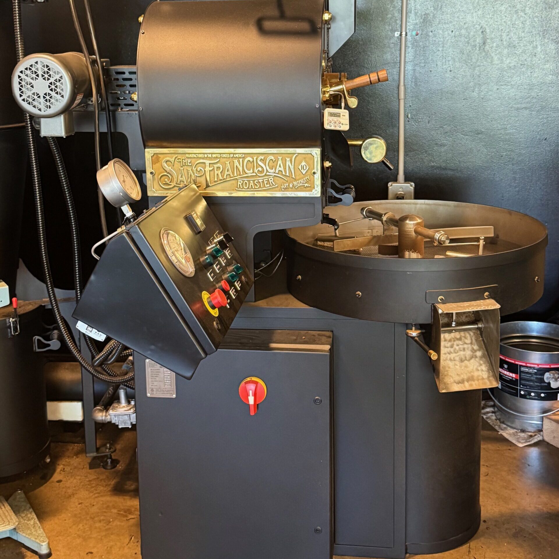 San Francisco Coffee roasting machine